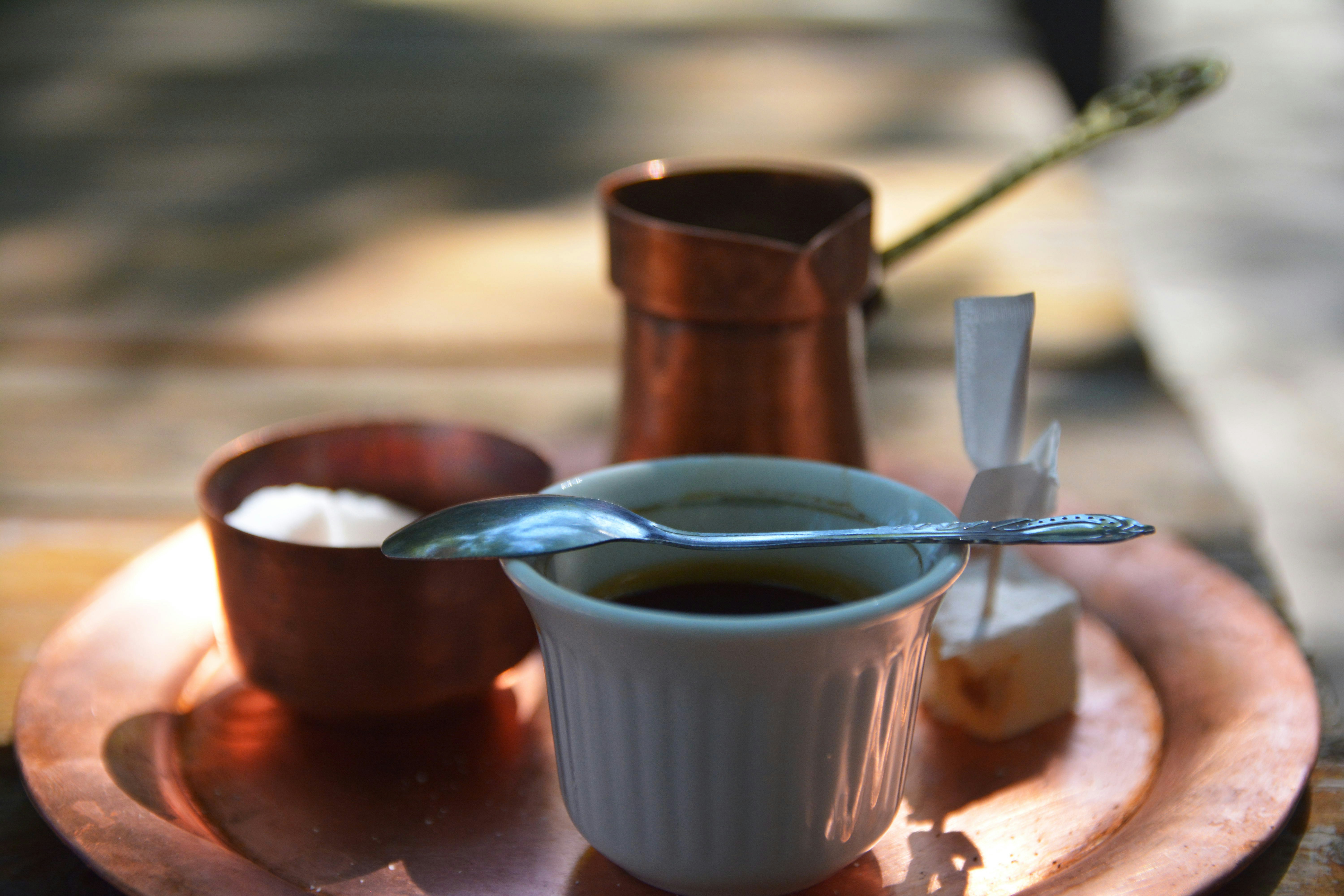 Traditional Bosnian coffee served in Sarajevo